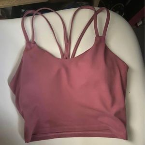 Cropped tank bra top